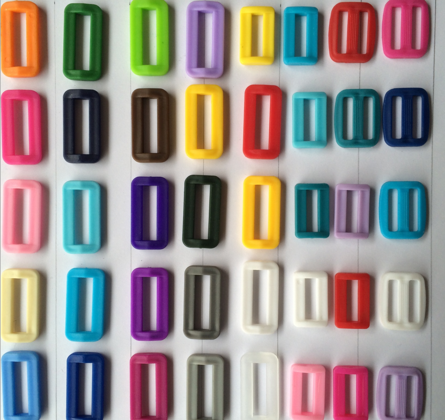 Multi Color Nylon Buckle For Velcro Strap