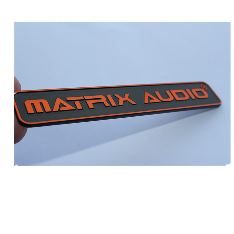3D epoxy pu resin domed labels for Audio Products
